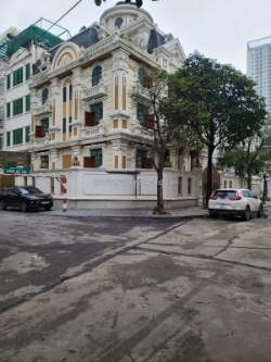 Siêu biệt thự an khánh, hàng xóm tđ bảo sơn, lô góc 3 thoáng, 245m, 5t, có hầm,