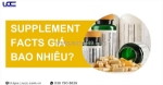 Supplement facts giá bao nhiêu: cập nhập thông tin mới nhất