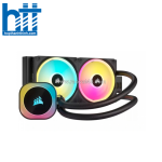 Tản nhiệt nước corsair icue link h100i rgb black (cw-9061001-ww)