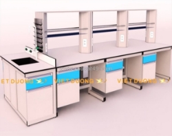 Thiết kế lắp đặt bàn thí nghiệm trung tâm, central lab bench, central lab table, laboratory center table phòng thí nghiệm: nhà thầu chuyên nghiệp cho các dự án