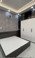 Tòa nhà 5 tầng - mặt tiền kinh doanh ngay chợ gò xoài - tktq - mã lò - 60m2 chỉ