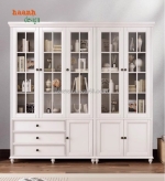 Tủ sách gia đình gỗ tự nhiên - sự kết hợp hoàn hảo giữa đẳng cấp và tính thẩm mỹ