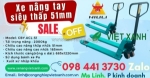 Xe nâng tay thấp 51mm 2000kg vxxx