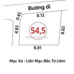 💥 bán đất lô góc đẹp – mạc xá, liên mạc – giáp thụy phương – bắc từ liêm – giá