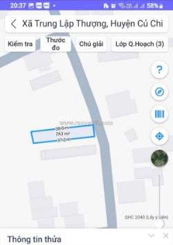 263m2 đất mặt tiền trung lập củ chi tp. hồ chí minh có 2 tỷ x