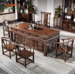 Bàn làm việc gỗ giả cổ - đậm chất hoài niệm, sang trọng từng đường nét