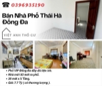 Bán nhà phố thái hà, nhà mới đẹp, 50 mét ra phố, 36mx5t, giá: 7.7 tỷ, lh: