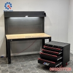 Bàn thao tác cơ khí ally qt-bn001s – giải pháp bàn nguội kỹ thuật chuyên dụng cho nhà xưởng
