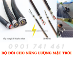 Bộ đôi cáp rs485 và ống ruột gà lõi thép bọc nhựa dùng cho năng lượng mặt trời