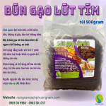 Bún gạo lứt tím