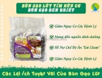 Bún gạo lứt tím than - ngon bổ