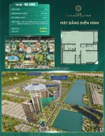 Căn hộ chung cư 2 ngủ, diện tích 72.8m2 tại chung cư the cosmopolitan, vinhomes