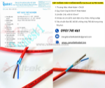 Cáp chống cháy chống nhiễu 2x2.5 altek kabel iec 60331