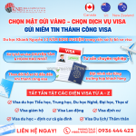Chọn mặt gửi vàng – hãy chọn dịch vụ visa tận tâm để gửi niểm tin visa thành công cho kế hoạch xin thị thực đến canada, úc, new zealand của bạn