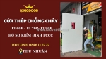 Cửa thép chống cháy tại phú nhuận