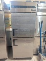 Đông mát inox qua sử dụng 2 cánh trên dưới