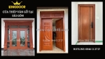 Giá cửa thép vân gỗ tại sài gòn - tphcm