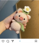 Heo len handmade – móc khóa cute hết nấc cho fan động vật!