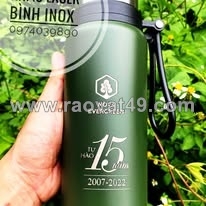 Khắc laser bình giữ nhiệt – cá tính riêng, không ng hàng!