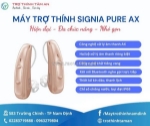 Máy trợ thính signia pure ax – hiện đại, đa chức năng, nhỏ gọn
