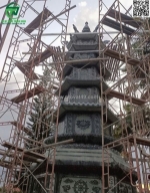 Mộ tháp đá – mộ tháp đá phật giáo – kiến trúc tâm linh tinh tế cho không gian thờ cúng