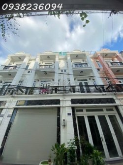 Nhà 4 lầu, 4pn, hẻm 6m, 5x11m, sạch đẹp, gần uỷ ban, chợ tx, giá rẻ cực 8tr