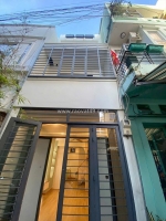 Nhà đẹp ở ngay - khu sang trần bình trọng p5 - (3.5x8m5) - kc 3 tầng - giá 4.6