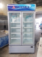 Thanh lý tủ mát 2 cánh alaska 1200 lít, hoạt động tốt