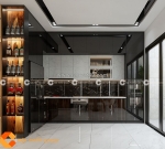 Tủ bếp acrylic đẳng cấp mới với màu sắc thanh nhã