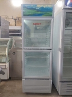 Tủ mát 2 cánh trên dưới 350l qua sử dụng