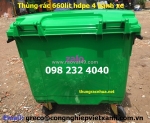 Ứng dụng của thùng rác 660l trong thực tế vxx