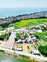 Bán 238m2 view trực diện sông vệ đức lợi mộ đức, 100m2 thổ cư giá 1.5 tỷ