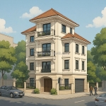 Bán biệt thự lô góc 1m, 5tầng, mt 28.8m, ngõ thông - 2 ô tô tránh xã đàn -