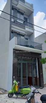 Bán nhà 1 trệt 2 lầu ngay chợ thái bình dương, thuận an, bình dương.