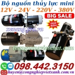 Bộ nguồn thủy lực mini 12v - 24v - 220v - 380v