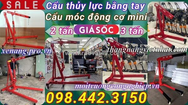 Cẩu thủy lực mini bằng tay
