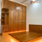 Combo phòng ngủ gỗ tự nhiên đẹp hiện đại, giảm giá