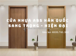 Cửa nhựa abs hàn quốc sang trọng – hiện đại