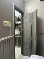 Cửa nhựa composite xếp gập tại tp hcm - thi công hoàn thiện