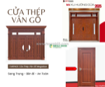 Cửa thép vân gỗ cao cấp - giá tốt