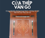 Cửa thép vân gỗ tại tây ninh vân gỗ sống động, chất thép bền vững 290525