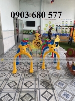 Cung chui hình con vật ngộ nghĩnh cho trẻ em mầm non