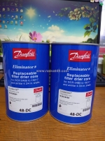 Đá lọc phin lọc danfoss 48-dc, đá lọc ẩm, lọc cặn, lọc axit trong hệ thống lạnh