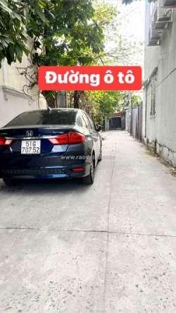 Đất lớn 5x25m hẻm xe hơi, gần chợ siêu thị trường học, hsxd 5.6