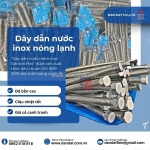 Dây cấp nước mềm inox, ống dẫn nước mềm chịu nhiệt, dây mềm cấp nước thép không gỉ