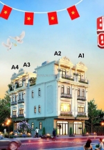 Dãy nhà cao cấp mặt đường khu trung hành đằng lâm. kinh doanh quá ok