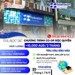 Du học úc tại federation university – cam kết thực tập hưởng lương tối thiểu 10,000 aud và học bổng miễn phí 1 học kỳ