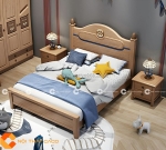 Giường ngủ gỗ tự nhiên cho bé