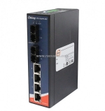 Ies-1042fx-mm-sc, bộ chuyển mạch ethernet chuẩn công nghiệp 6 cổng, dạng slim, không quản lý, multi-mode