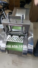 Máy cắt cơm dừa hạt lựu, máy cắt cơm dừa làm chân châu